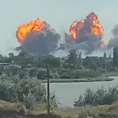 VIDEO: Ukraine claims major attack on Russian air base