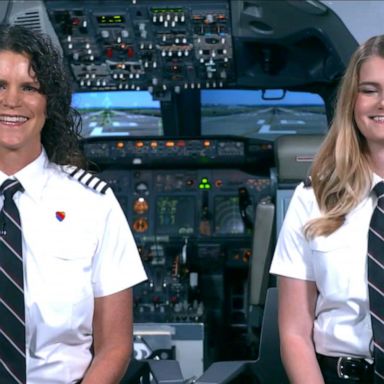 VIDEO: Mother-daughter pilot duo make history with Southwest Airlines