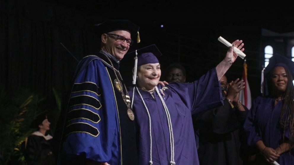 'It's never too late': 85-year-old Florida woman graduates from college