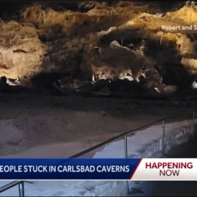 VIDEO: 150 stranded at Carlsbad Caverns National Park