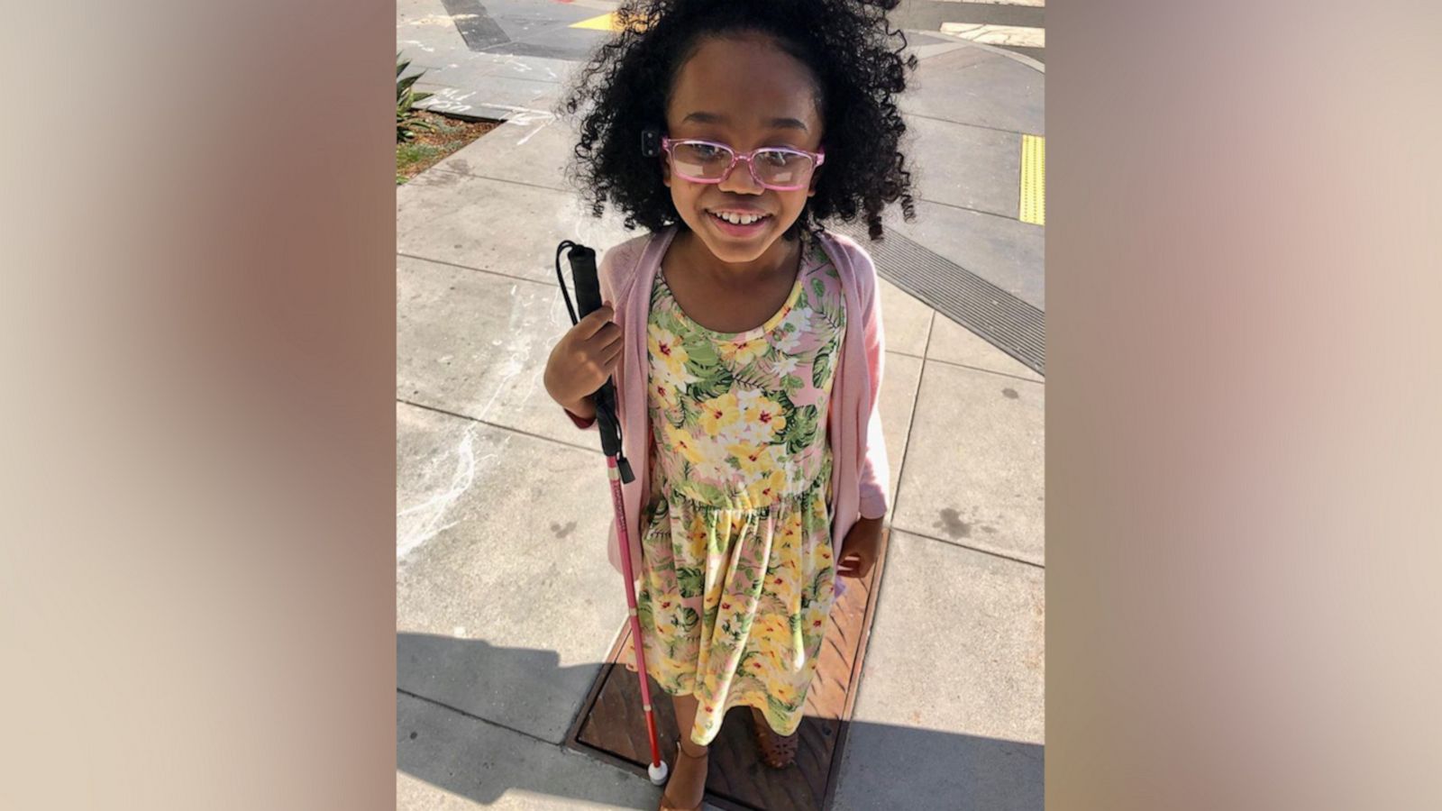 VIDEO: Mom with blind daughter shares the empowering chant her daughter says to persevere