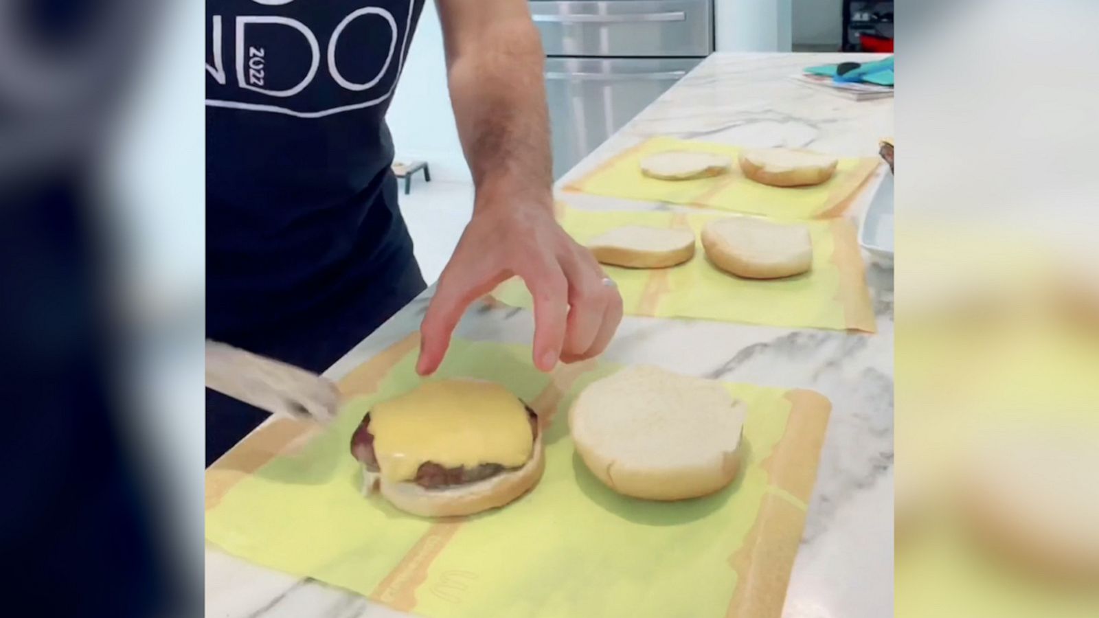 VIDEO: Dad's hack for getting kids to eat homemade 'McDonald's' burgers is genius