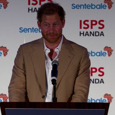 VIDEO: Prince Harry honors Princess Diana in speech ahead of 25th anniversary of her death