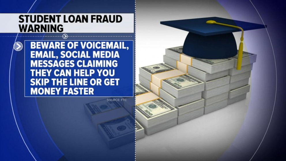 Video New alert on student loan scams ABC News