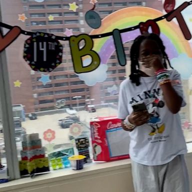 VIDEO: Hospitalized teen gets sweet surprise on her birthday