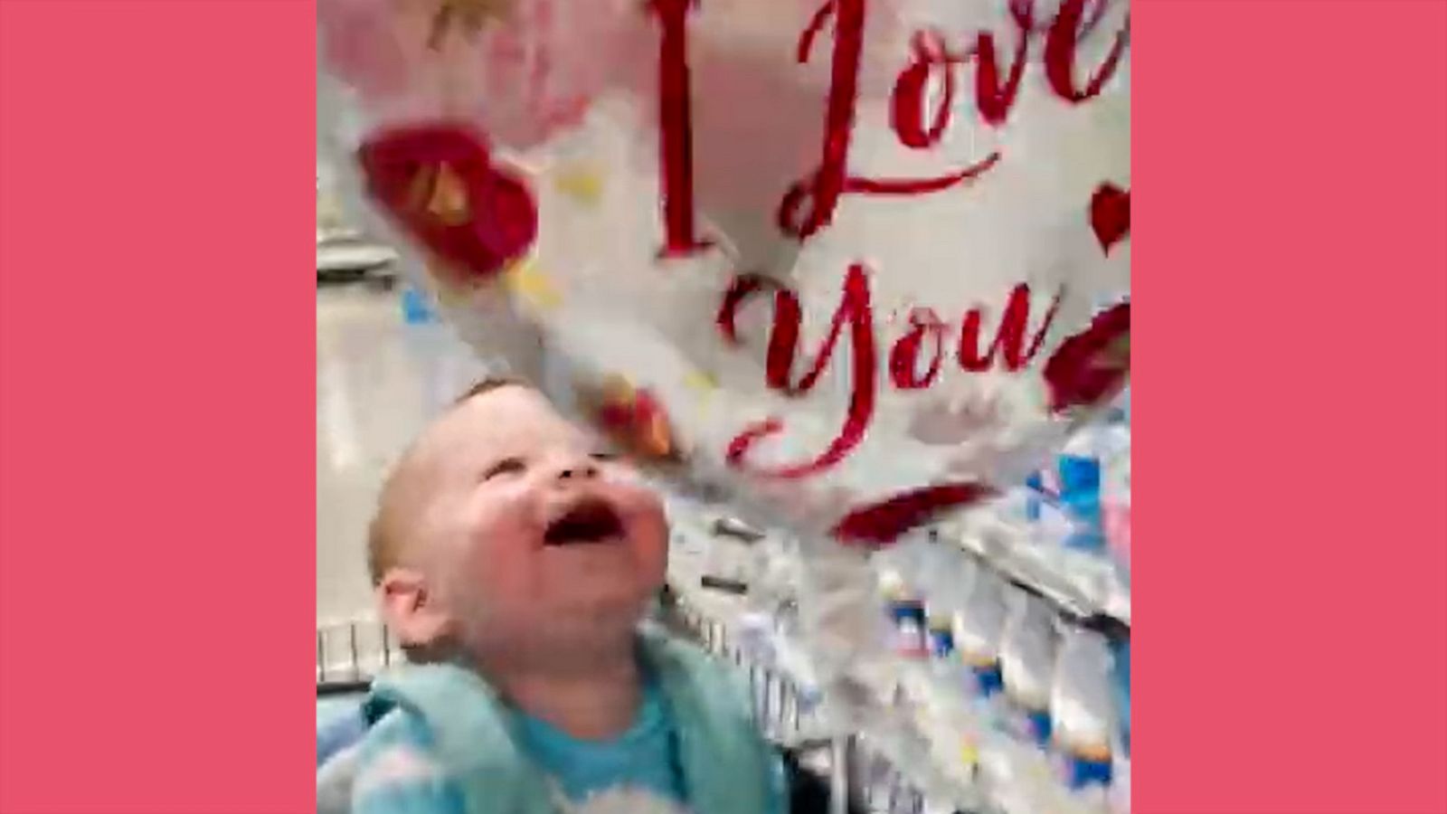 VIDEO: Baby can’t stop smiling and laughing at balloon