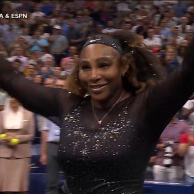 VIDEO: Serena Williams thrills packed US Open crowd with 2nd win