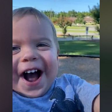 PHOTO: Alexandria Jacobson posted this video of her 2-year-old son, Blake, riding a “selfie swing” at the family’s local park, and it's absolutely adorable.