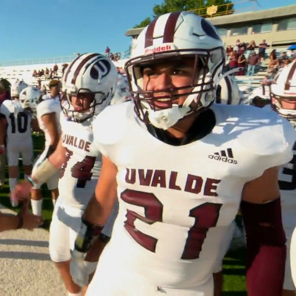 Houston Texans surprise Uvalde High football team with new