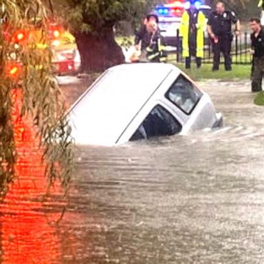 VIDEO: Heavy rain prompts flood watches in 10 states