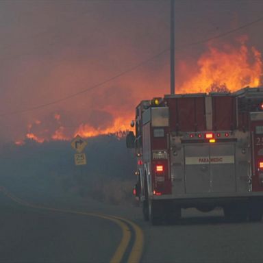 VIDEO: Deadly wildfire forces evacuations as temperatures soar in California