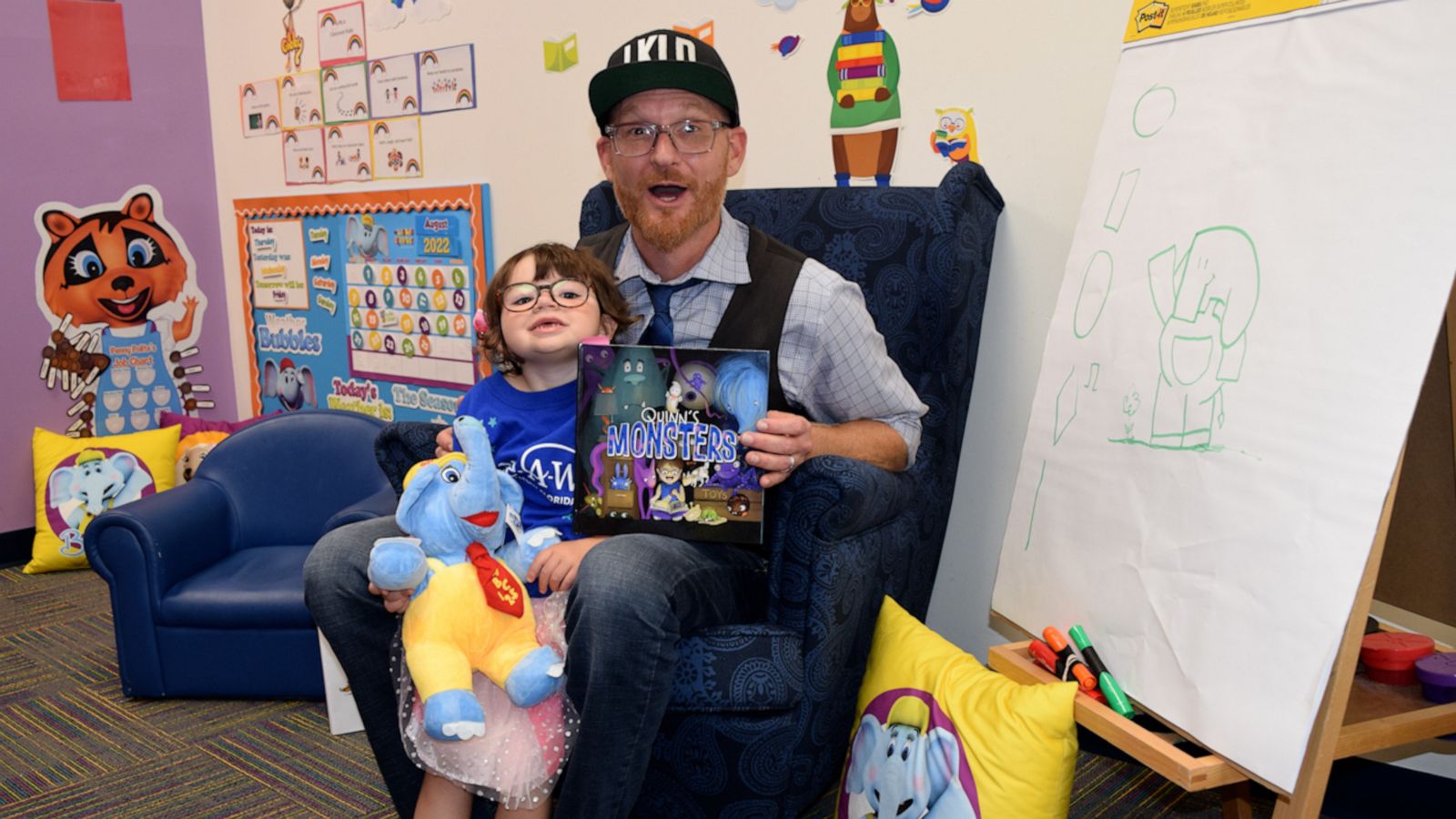 VIDEO: 5-year-old who battled leukemia now has adventures with monsters in her own book