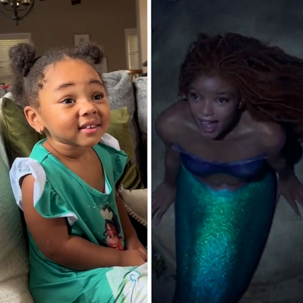 Young Black girls react to Halle Bailey as Disney’s new Ariel - Good