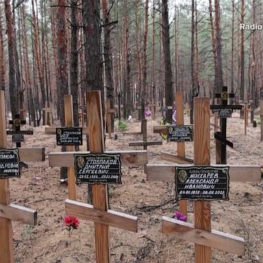 VIDEO: Mass burial site found in liberated Ukraine city