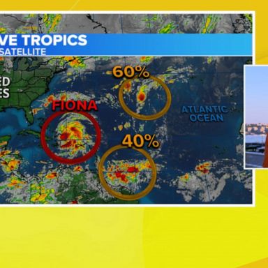 VIDEO: Hurricane Fiona becomes Category 3 storm