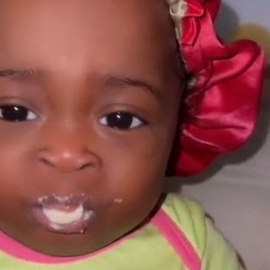 VIDEO: Baby's reaction to trying oatmeal for the first time is priceless