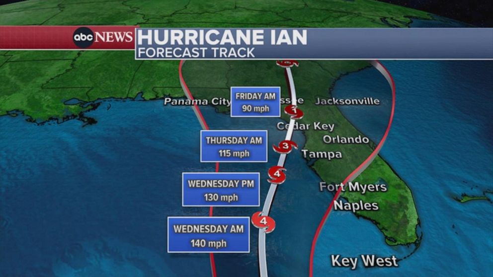 Video What To Expect From Hurricane Ian Abc News 9246