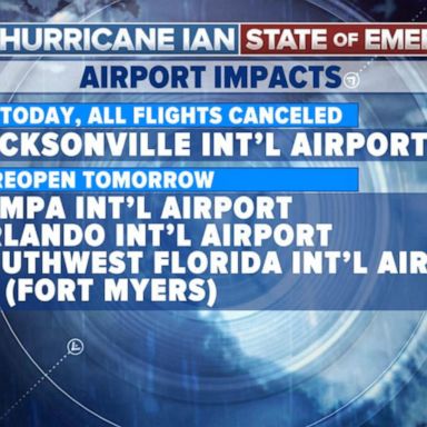 VIDEO: Airports assess damage after storm causes flight issues nationwide