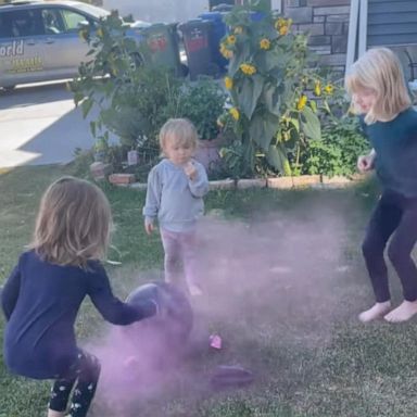 VIDEO: Big sister cries at gender reveal