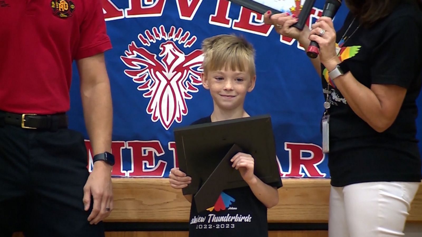 VIDEO: Boy honored for saving classmate from choking at school