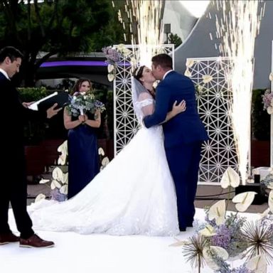 VIDEO: Couple has 'Out of This World' Disney World wedding and gets a surprise