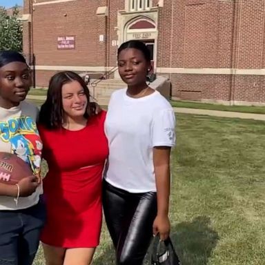 VIDEO: Female football players are changing the face of athletics at Chicago high school 