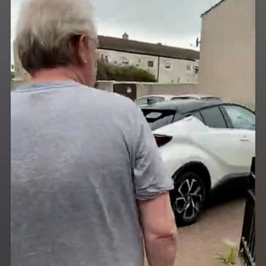 VIDEO: Daughter pulls hilarious prank on dad and his car