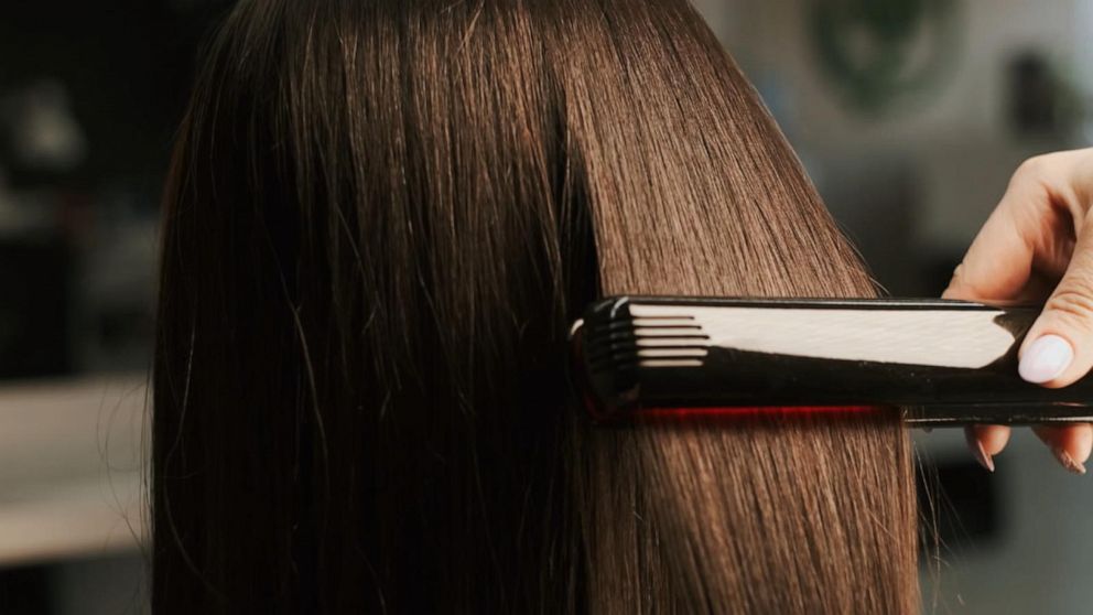 Video Lawsuit filed against manufacturers of hair-straightening products -  ABC News