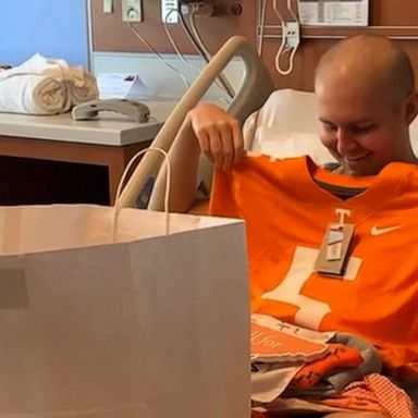 VIDEO: Student gets sweetest surprise after leukemia diagnosis puts college dreams on hold