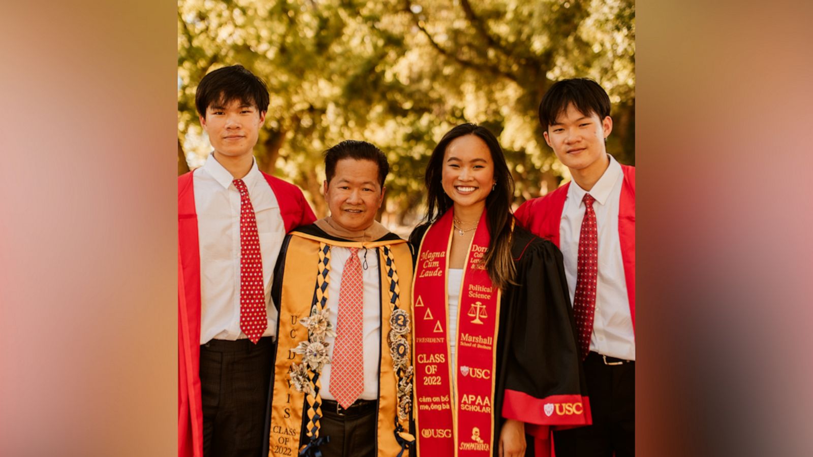 VIDEO: Three generations of a family graduate together