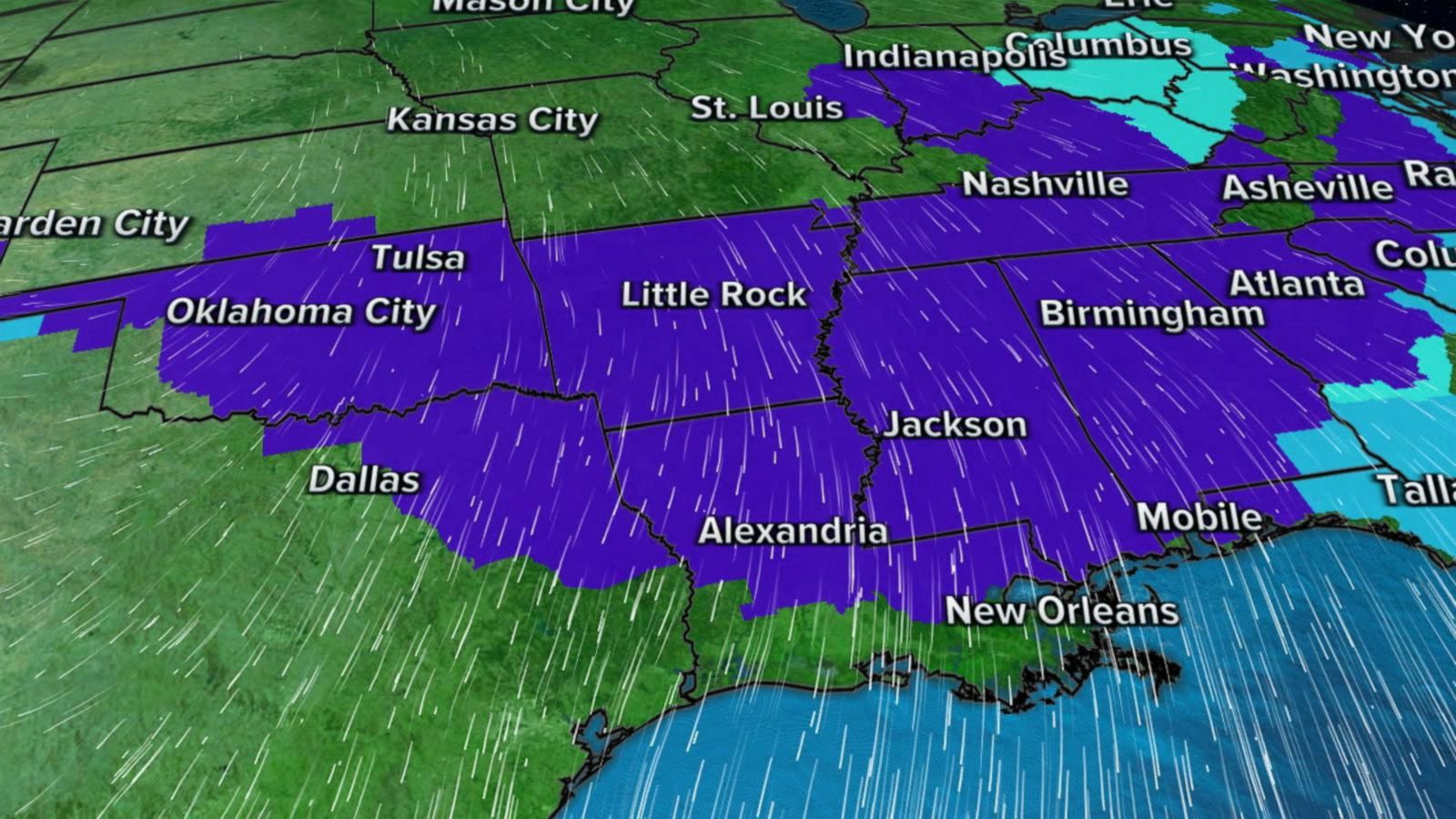 VIDEO: Deep freeze reaches South