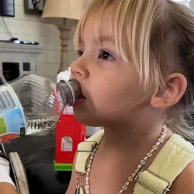 VIDEO: Little girl has hilarious reaction to trying sparkling water