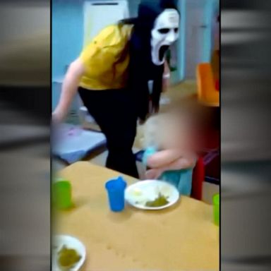 VIDEO: Ex-day care workers charged after scaring kids with Halloween masks