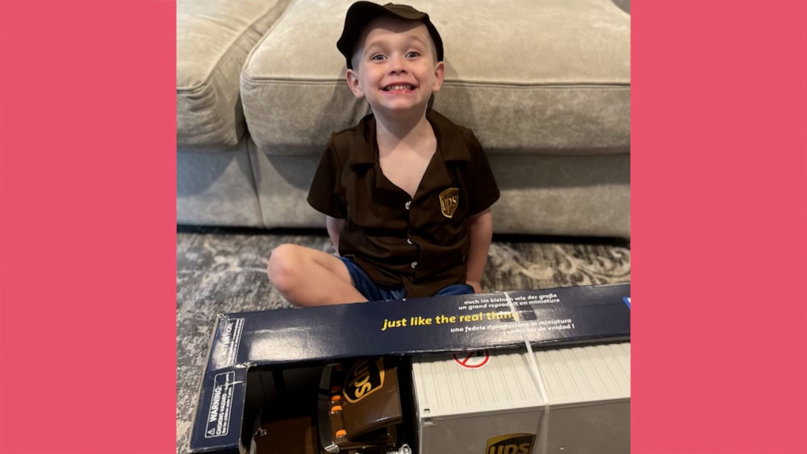 VIDEO: UPS driver surprises little boy with special delivery