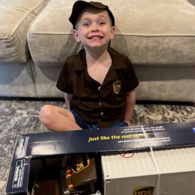 VIDEO: UPS driver surprises little boy with special delivery