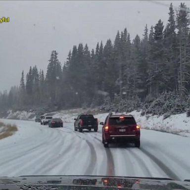 VIDEO: More than 1 foot of snow in the Rockies