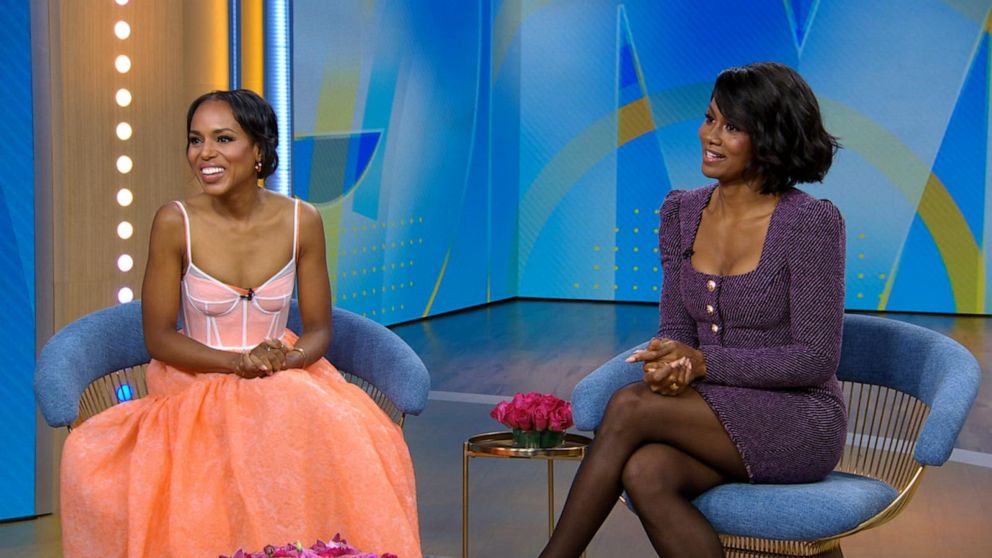 Kerry Washington And Reasonable Doubt Star Emayatzy Corinealdi Talk Hit Show Gma 8418