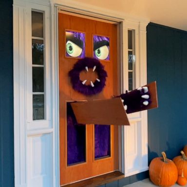 VIDEO: This monst-door puts the ‘trick’ in ‘trick-or-treating’