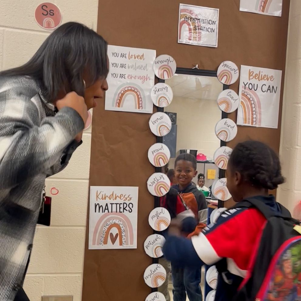 VIDEO: Teacher’s empowering ‘mirror affirmations’ inspire classroom and internet alike