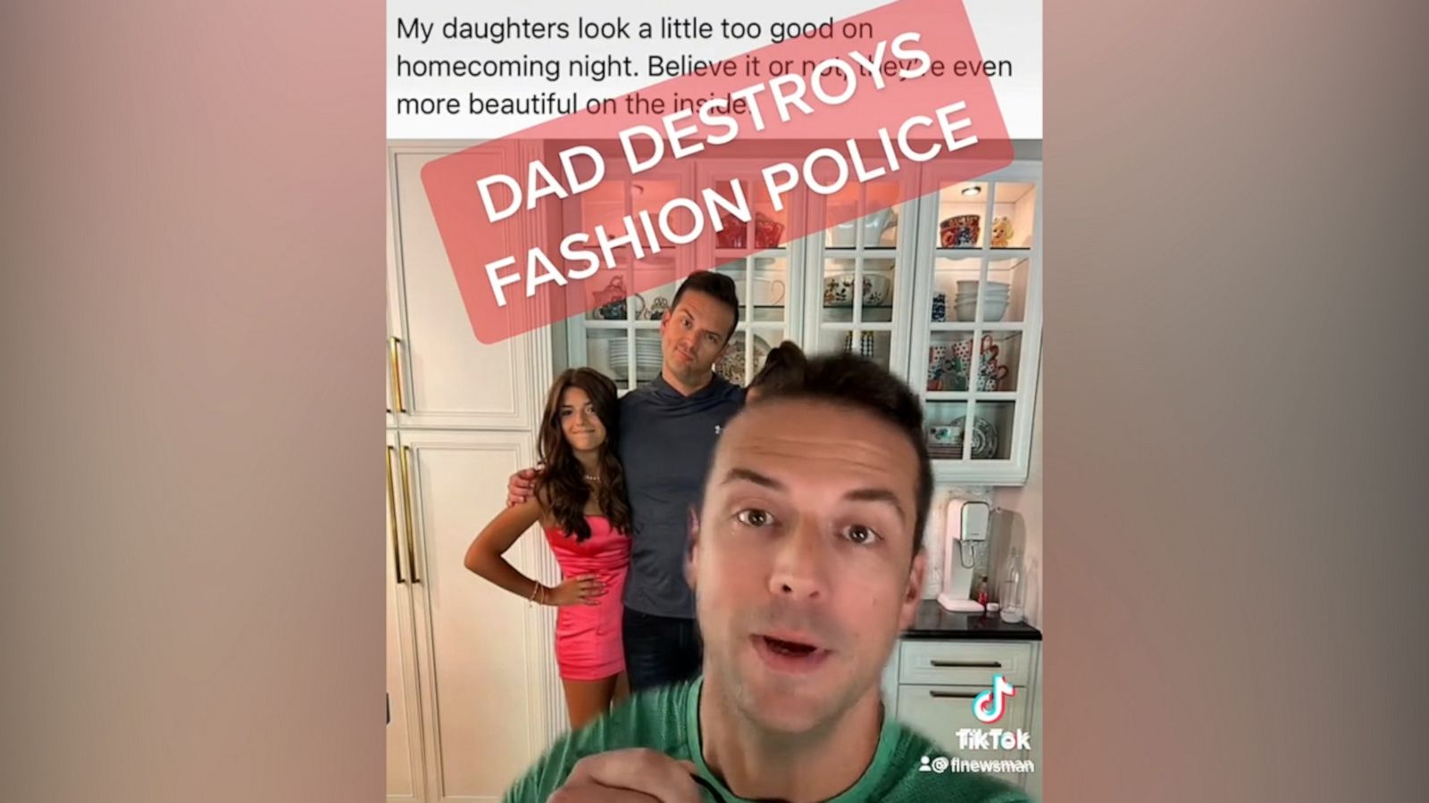 Dad Posts Viral Tiktok Video Defending Daughters Homecoming Dresses