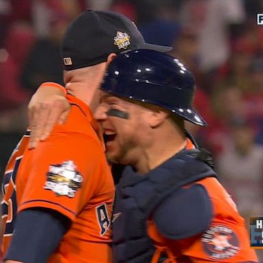 VIDEO: World Series: Astros throw combined no-hitter against Phillies in Game 4