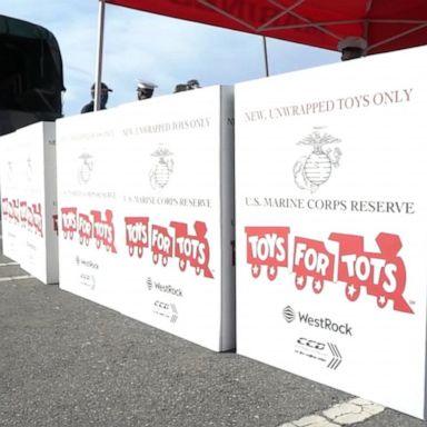 VIDEO: Toys for Tots starts the holiday season at Disneyland