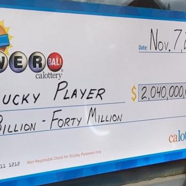 VIDEO: Winning lottery ticket for $2 billion jackpot sold in California