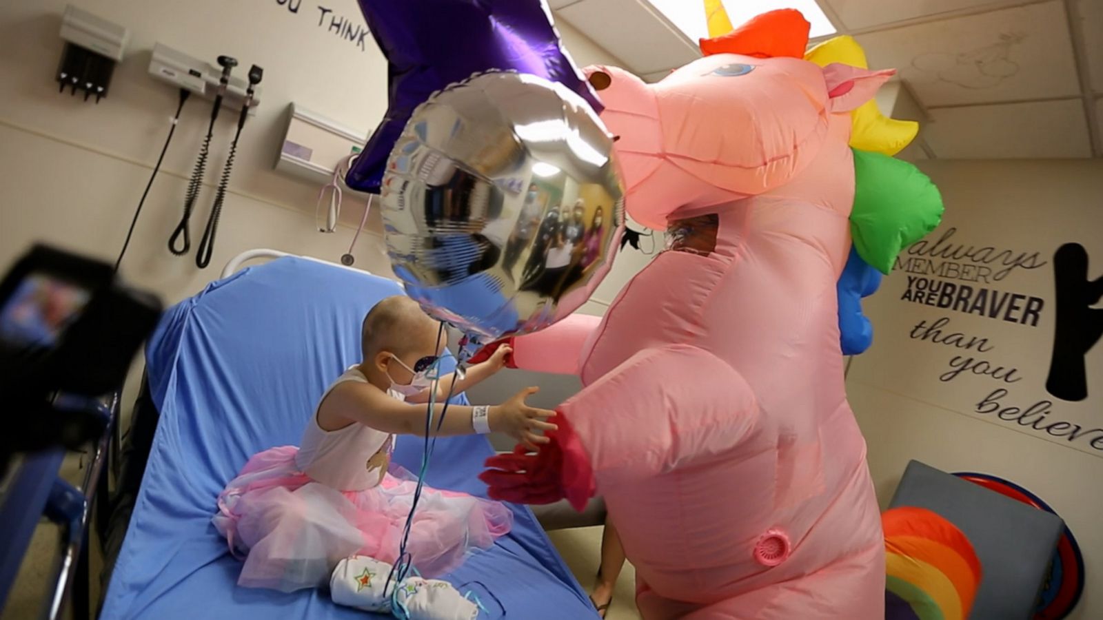 VIDEO: Little girl surprised with ‘No More Chemo’ party