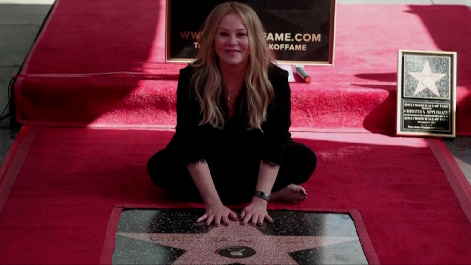 Christina Applegate gives speech after receiving star on Hollywood Walk of Fame - Good Morning America