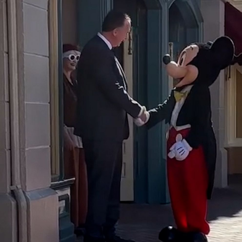 Video The story behind viral video of Walt Disney look-a-like surprising  Mickey Mouse - ABC News