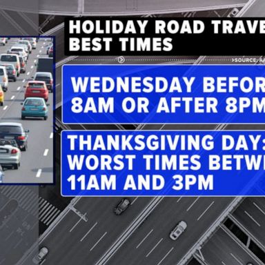 VIDEO: Thanksgiving expected to be busiest day on road in decades