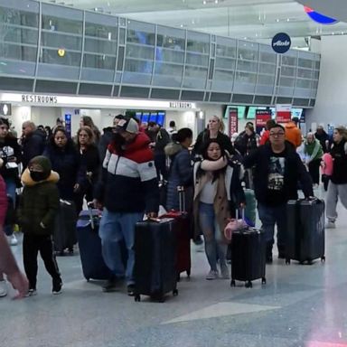 VIDEO: Weather causes post-Thanksgiving travel delays