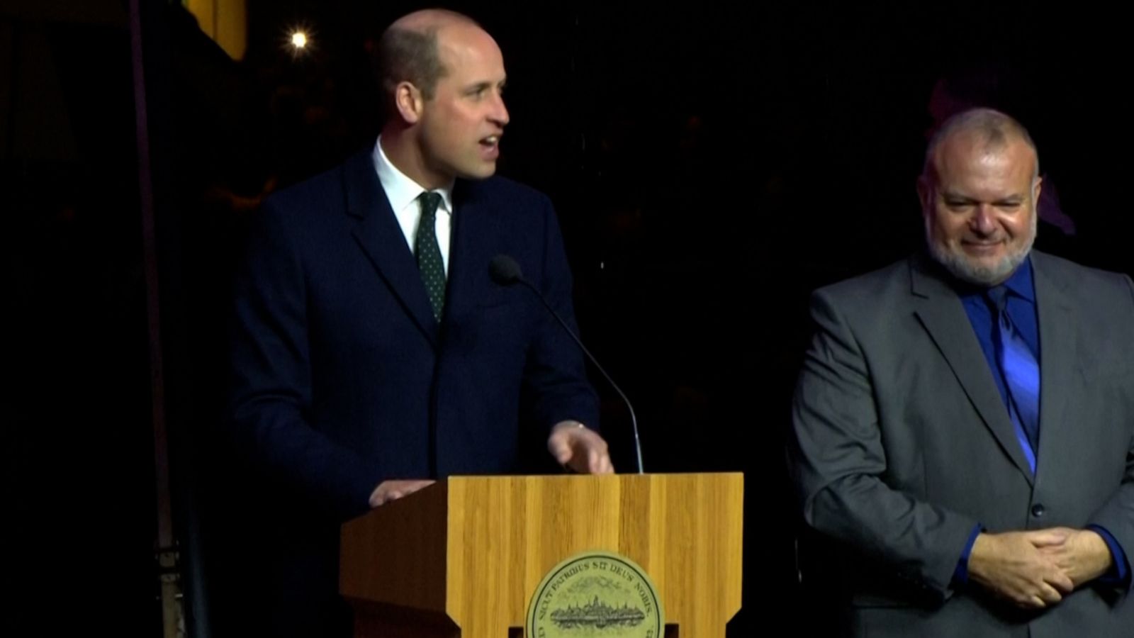 VIDEO: Prince William speaks at Boston City Hall