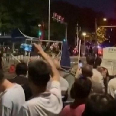 VIDEO: Protesters clash with police in China